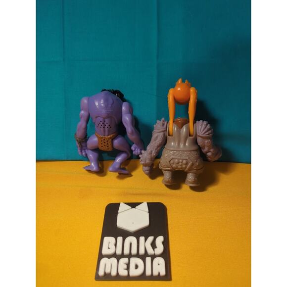 2 1998 Vintage Small Soldiers Gorgonites Dreamworks Burger King Figures - Picture 2 of 4